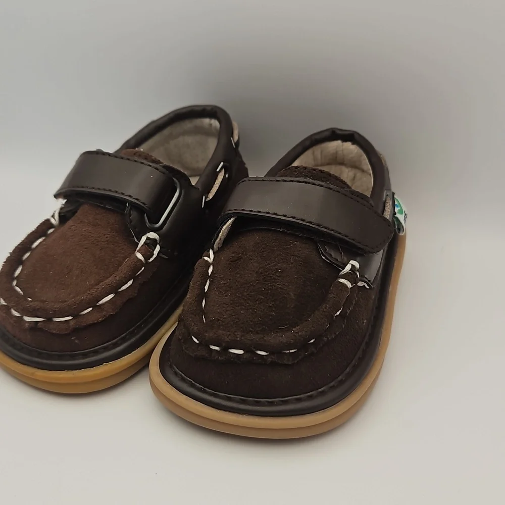 Classic Brown Kids Moccasins